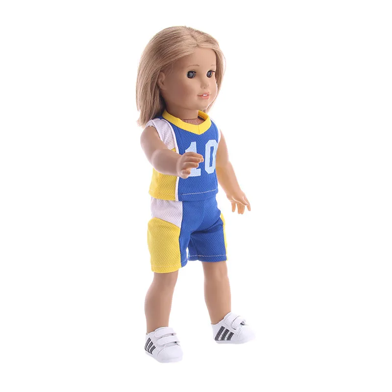 LUCKDOLL PU Sneakers Fit 18 Inch American 43cm Baby Doll Clothes Accessories,Girls Toys,Generation,Birthday Gift