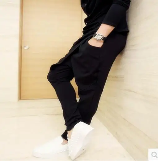 27-44! Корейская мужская одежда тонкие обтягивающие брюки уличные модные Гарун