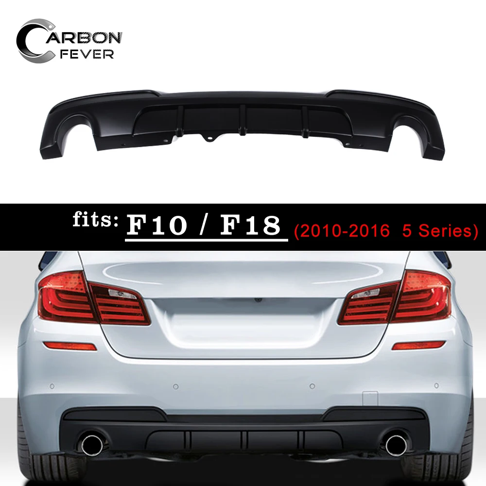 Для BMW 5 серии F10 F18 задняя часть протектор ПП бампер губы один выход диффузор |
