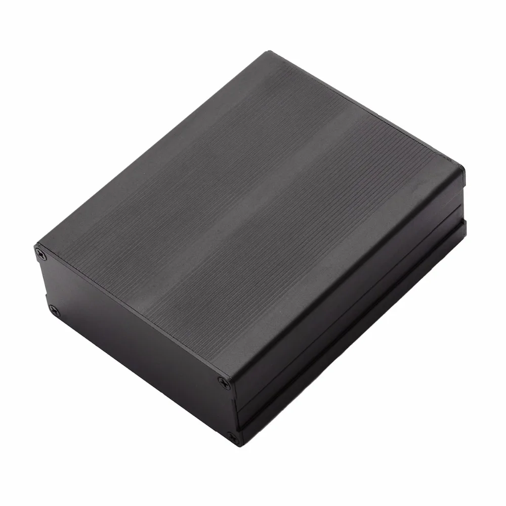 

Split Body Black Extruded Aluminum Enclosure Instrument Box Mayitr DIY Amplifiers Electronic Project Case Shell 120*97*40mm