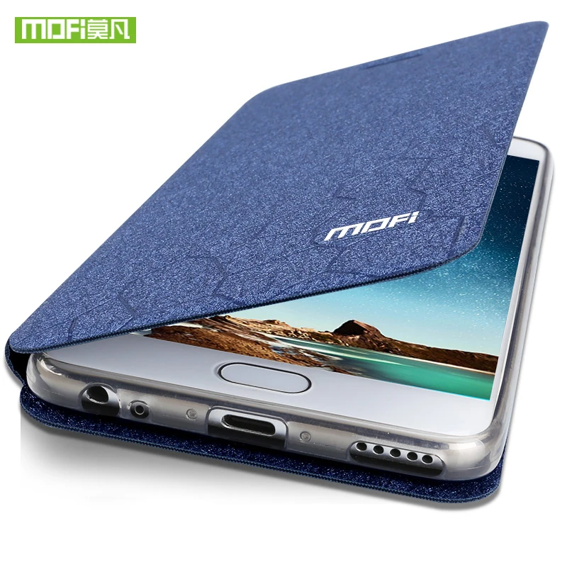 2018 Case for Meizu 16th Plus Cover Shock-Proof Original Mofi Silicon Black Luxury Flip Leather | Мобильные телефоны и