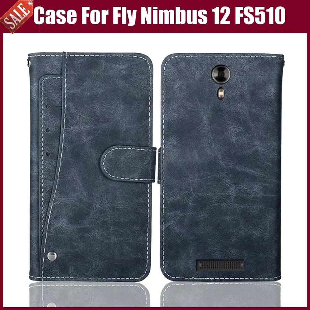 Новый дизайн! Fly Nimbus 12 FS510 Роскошный кожаный чехол кошелек с откидной крышкой