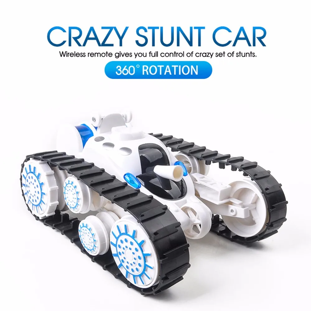 360 Новый 2018 вращение rc Танк со светодио дный пульт дистанционного управления