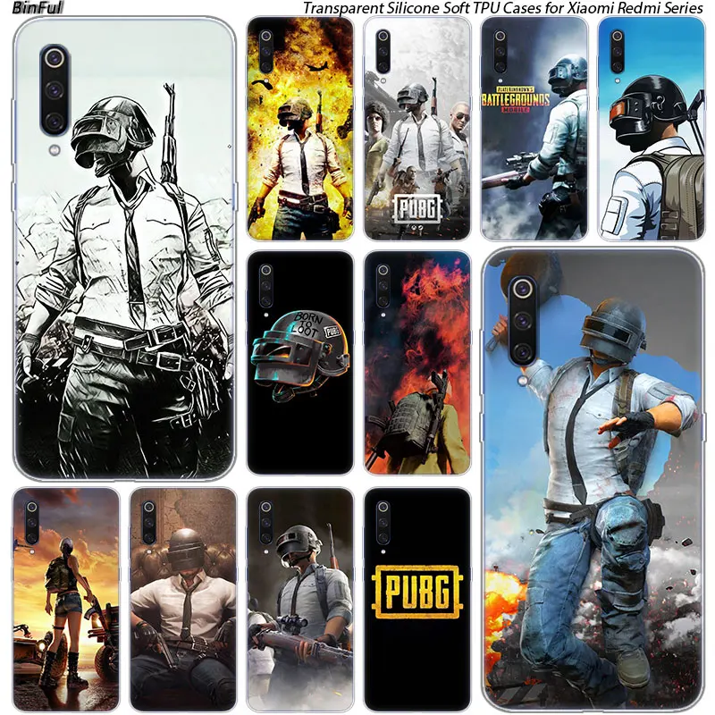 Горячие pubg игры силиконовый чехол для Xiaomi Pocophone F1 9T 9 9SE 8 A2 Lite A1 A2 Mix3 Redmi K20 7A Note 4 4X5 6 7 Pro S2 крышка