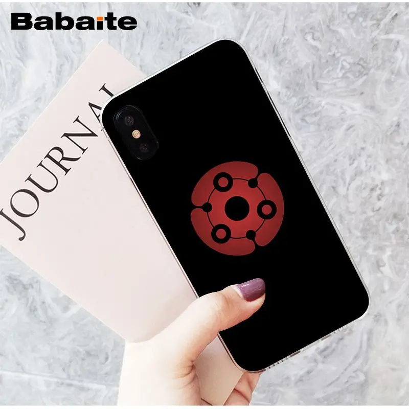 Babaite Naruto Itachi Uchiha японский приход Прозрачный чехол для телефона для iPhone X XS MAX 6 6S 7 7plus 8 8Plus 5 5S XR