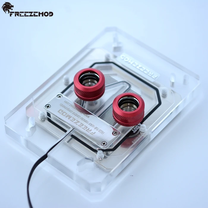 FREEZEMOD PC cpu AMD кулер для воды блок sprayable жидкостный AM3/AM4/TR4 4pin RGB/3pin RBW светильник.
