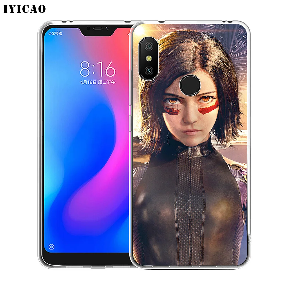 Мягкий силиконовый чехол для телефона IYICAO Alita Battle Angel Xiaomi Redmi 4A 5A 6A Note 7 6 5 Pro Plus 4X Prime |