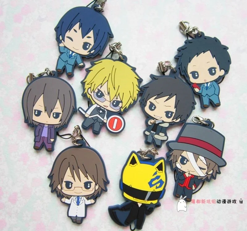 Резиновый брелок DuRaRaRa Celty Sturluson sonorella Anri Ryugamine Mikado 2V|keychain rubber| |