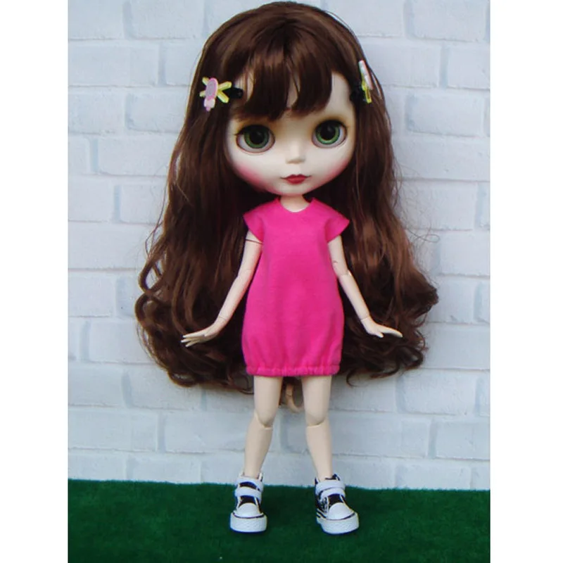 1 комплект повседневное спортивное пальто и платье жилет для кукол Blyth Azone Licca Barbies