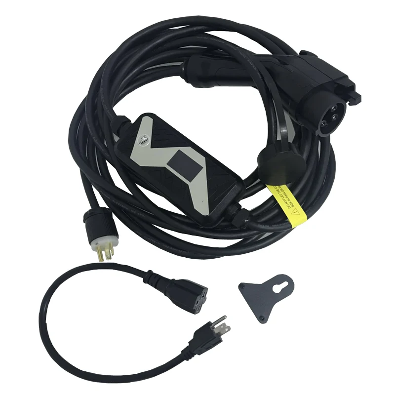 Быстрый зарядный кабель уровня 2 EV 85-265 V AC, 20A EVSE домашняя зарядная станция для электромобиля(NEMA6-20 с адаптером для NEMA5-15) Ov
