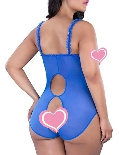 Женское кружевное нижнее белье Babydoll открытый бюстгальтер ночное сексуальное