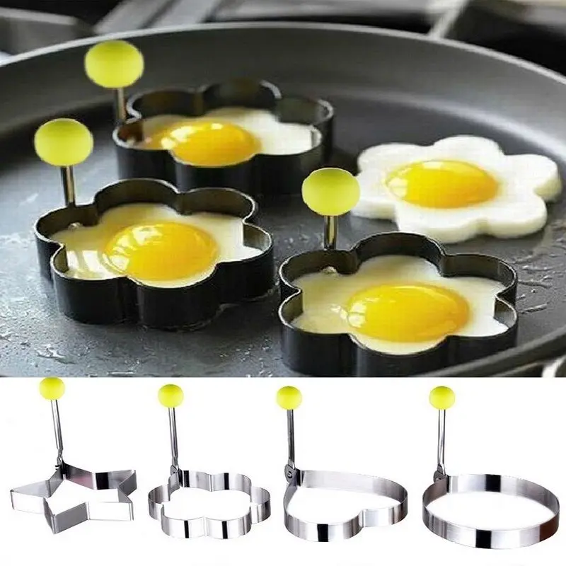 1 шт. Форма для яиц бесплатная доставка Нержавеющая сталь жареное яйцо пресс