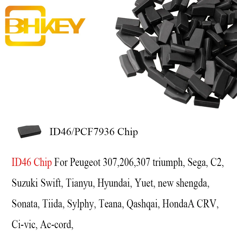 1 шт. * чип транспондера BHKEY ID46 PCF7936 разблокированный ID 46 для Honda Hyundai Kia Mitsubishi Nissan