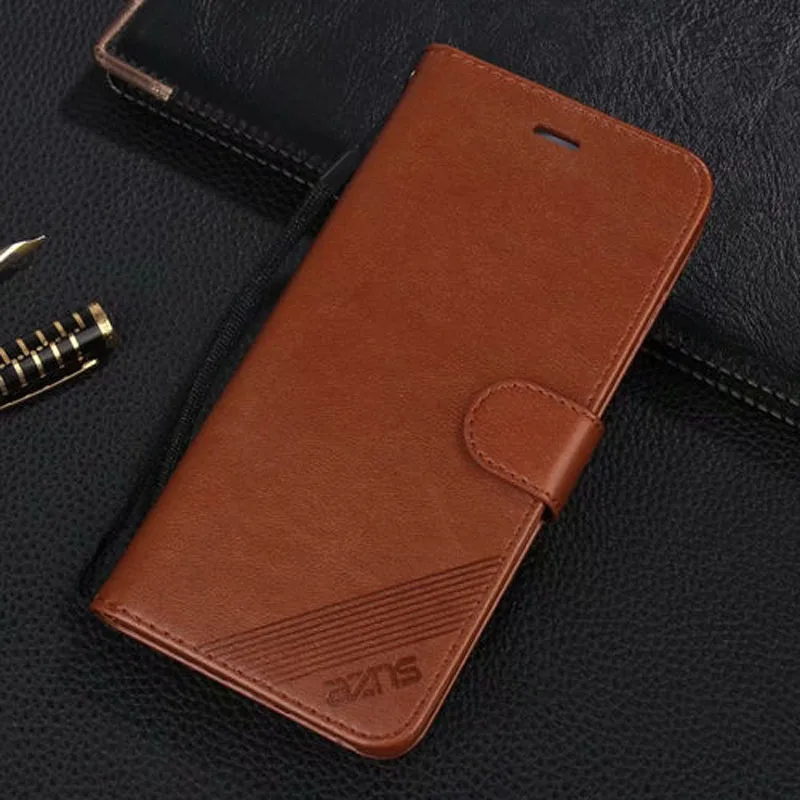 Винтажный кожаный чехол-бумажник с откидной крышкой для Xiaomi Redmi Note 6 Pro/Note 5 Pro