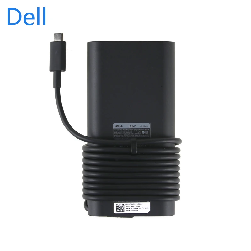 Подлинная Dell 20 в 4.5A 90 Вт USB-C Тип C ноутбук AC зарядное устройство для адаптера для Dell широта 11 5179 12 7275 13 7370