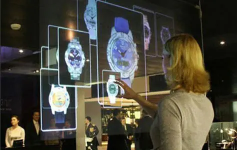 Голографическая пленка для передней и задней проекции 21 5 дюйма дисплей на стекле