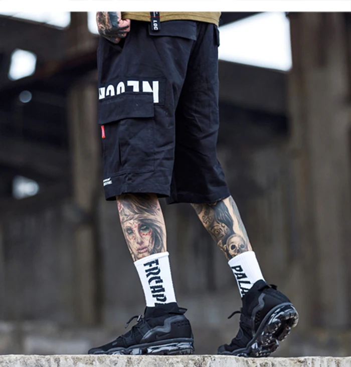 Efungal летние по колено для бегунов камуфляжные принт мужские шорты Карго Harajuku уличной моды шаровары Стиль в стиле «хип-хоп» и шорты