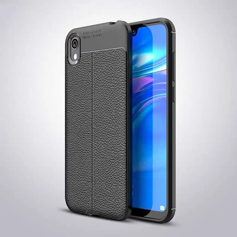 Black Модный противоударный мягкий чехол Mokoemi с рисунком личи 5,7" для huawei Honor 8 s, чехол для huawei Honor 8 s, чехол для телефона - Color: Black