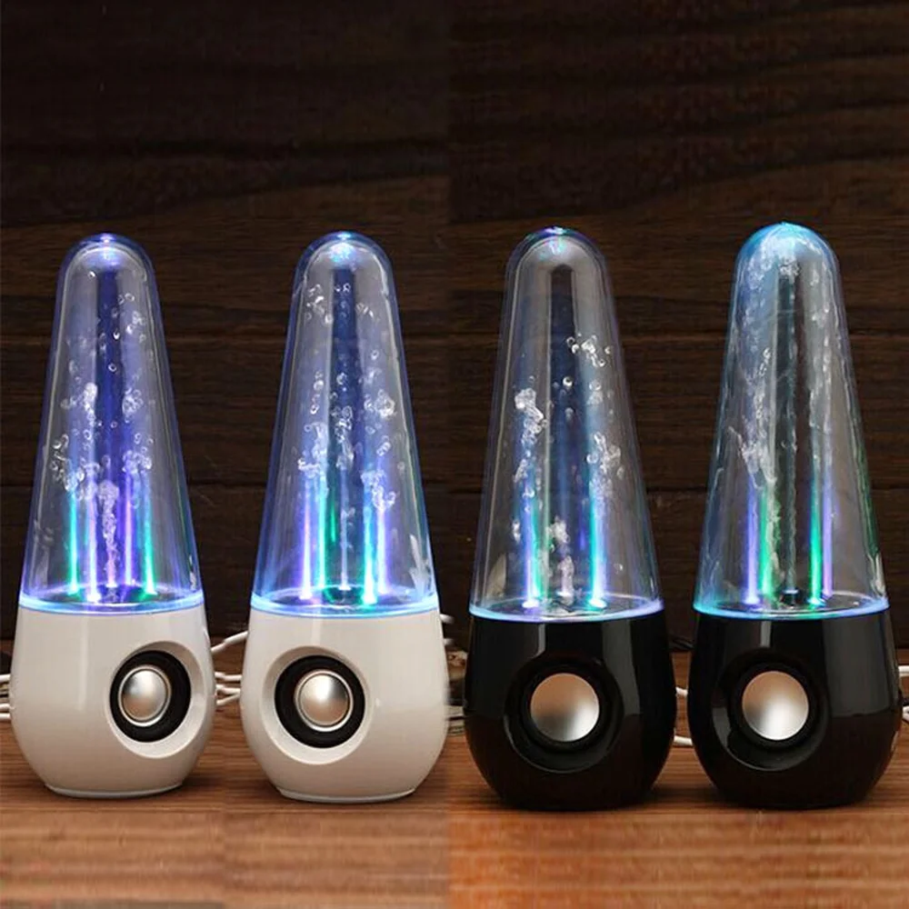 2 шт. светодиодный светильник Танцующая вода музыкальный фонтан динамик s для ПК