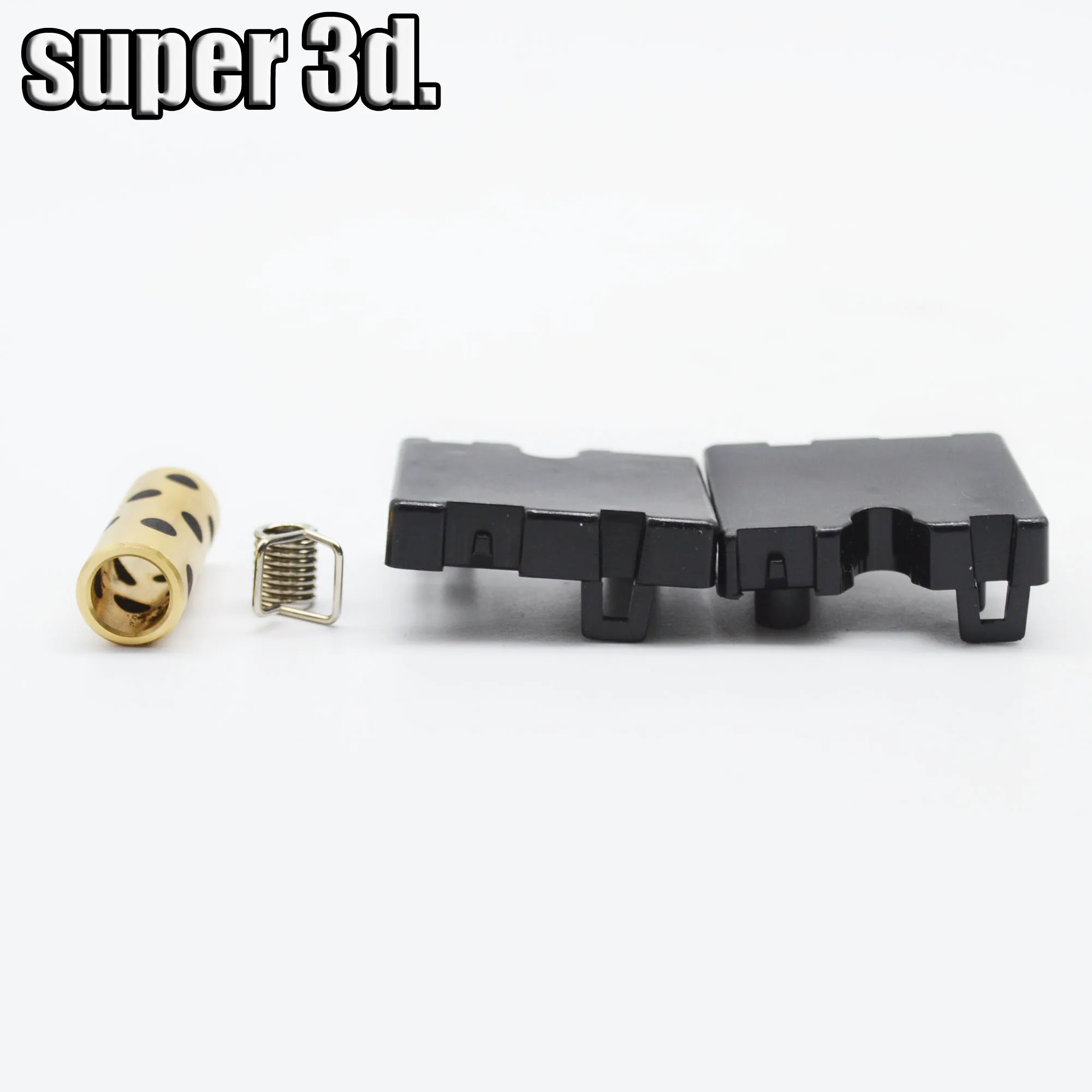 4 компл. 3d принтер UM2 Ultimaker 2 Расширенный раздвижной блок впрыска слайдер с графит Медный рукав+ пружинный зажим