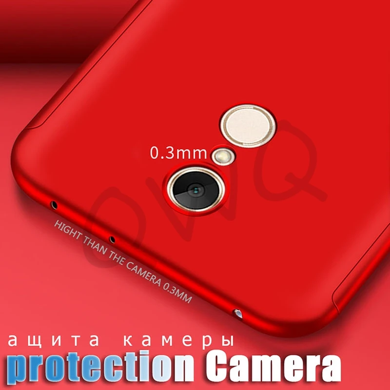 360 градусов полное покрытие Защитные чехлы для Xiaomi mi A1 5X чехол твердый переплет ПК