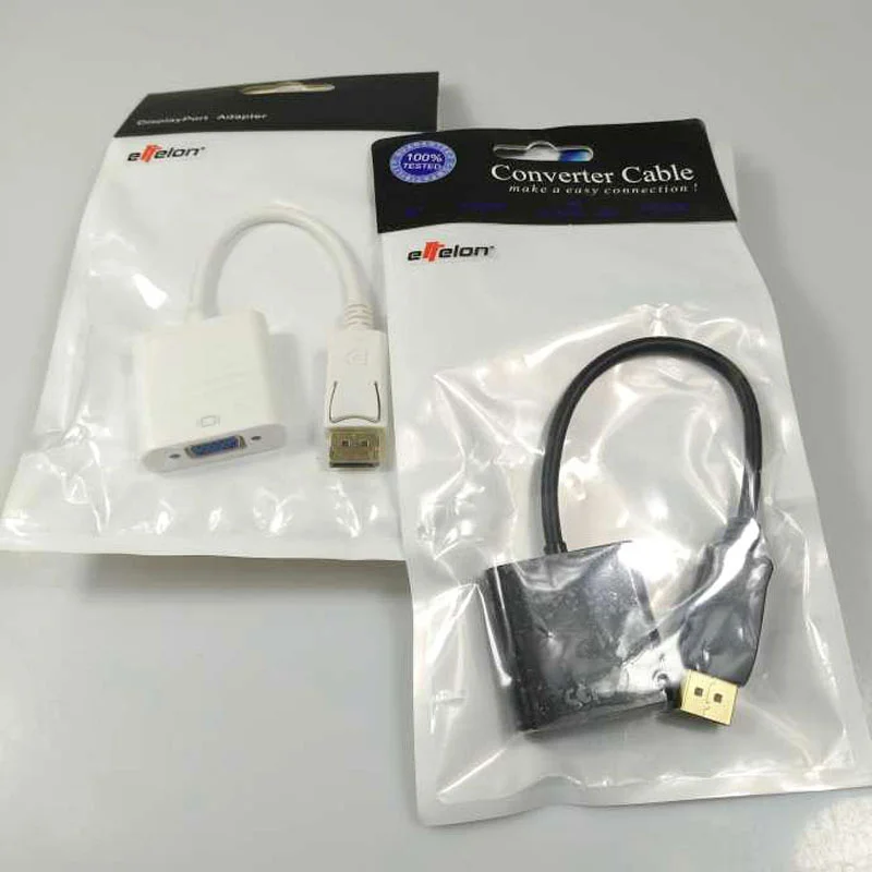 Effelon DP TO VGA кабель 1080 P Позолоченные Стандартный Дисплей порт конвертер адаптер