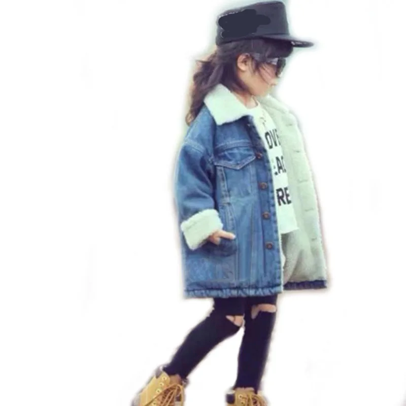 coat 1pc Модные топы для детей; осенне-зимняя одежда для девочек; детские куртки для маленьких девочек; верхняя одежда; куртка с капюшоном для девочек; пальто; джинсы; - Цвет: coat 1pc