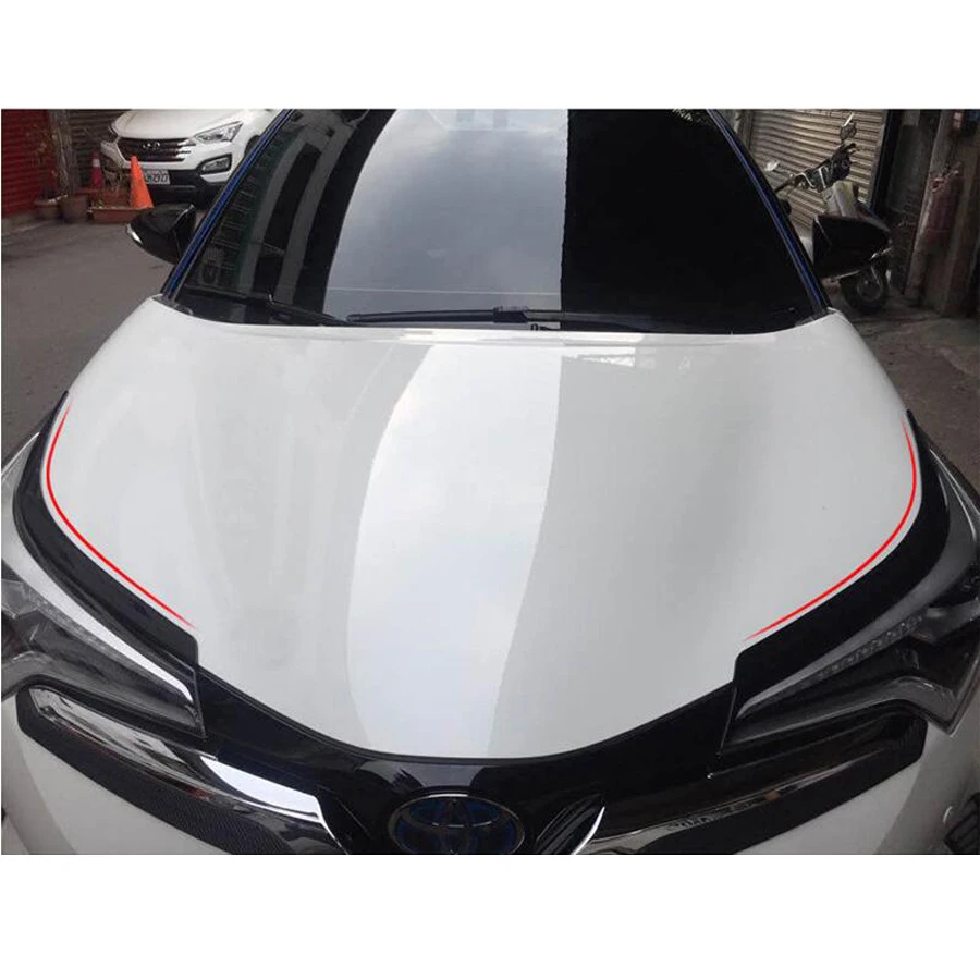 YAQUICKA подходит для Toyota CHR 2016 2017 2018 внешняя фара автомобиля передняя полоски бровей