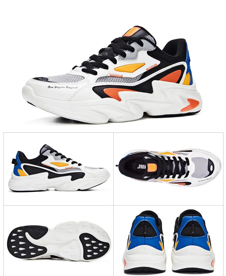 361 degree summer new arrival men's retro running shoes breathable cushion stylish sport sneakers 671936786