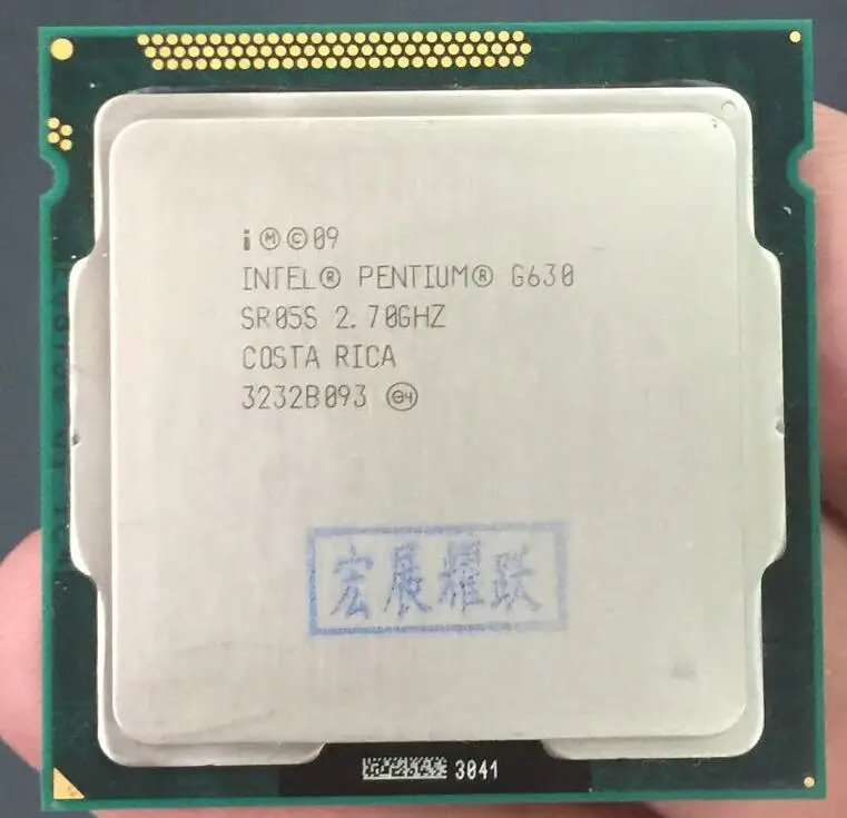 Процессор Intel Pentium G630 3 МБ кэш 2 70 ГГц LGA1155 TDP 65 Вт двухъядерный ПК настольный