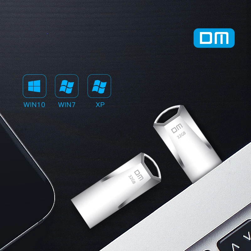DM PD115 USB флэш-накопитель 32 ГБ металлическая подвеска высокого Скорость флешки 16 Гб