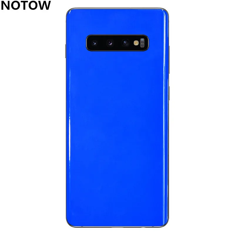 NOTOW fashion High gloss sticker skins protective film mobile back sticker for Samsung Galaxy s10/s10plus/s9/s9plus/s10e/s8/s8+