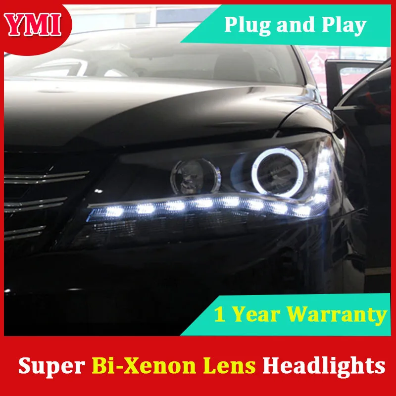 YMI 2011 2015 год для VW America версия Passat B7 головной светильник Magotan светодиодный s