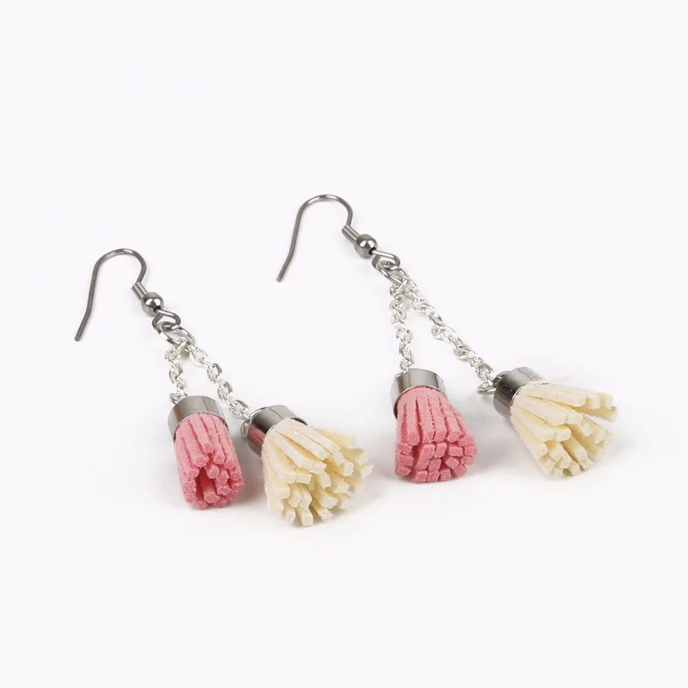 Новое поступление разноцветные корейские замшевые часы длиной 18 мм с кисточками