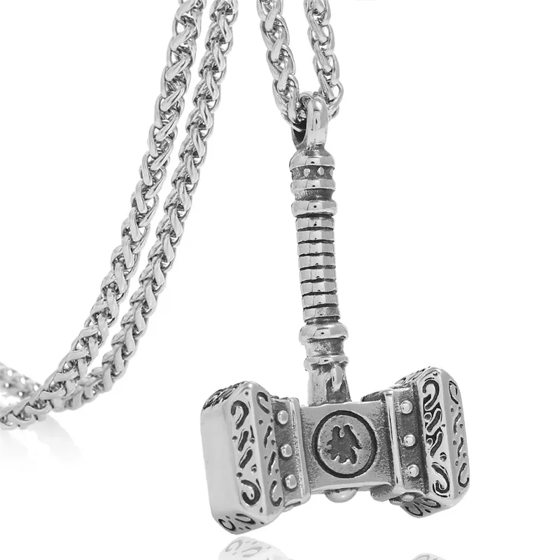 Ожерелье Thor ожерелье молоток норрон супергерой венгеры темный мир Mjolnir кулон