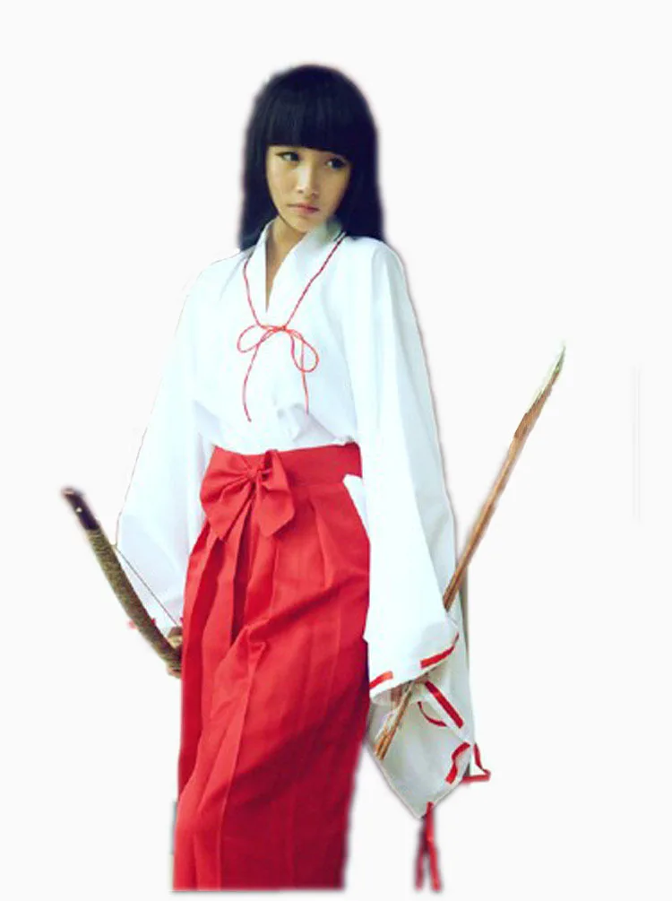 Inuyasha kiyo Miko Kikyou Platycodon grandiflorum платье косплей костюм парик |