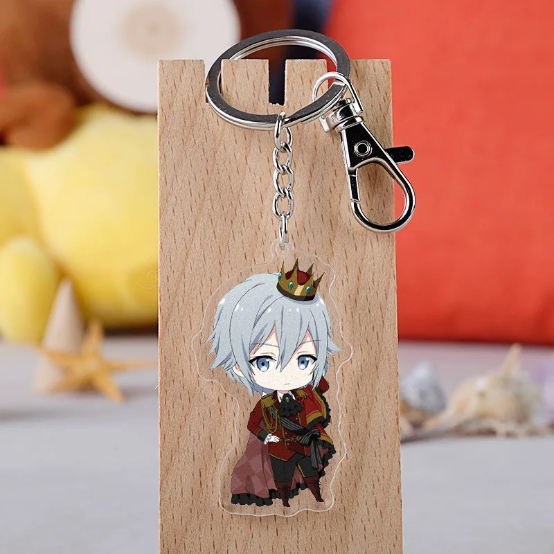 Брелок для ключей Idolish7 с мультяшным рисунком держатель лучшего друга подарок на