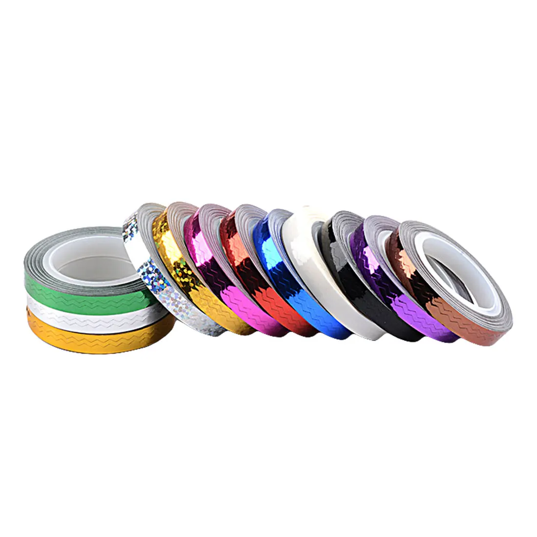 Расширяющаяся линия для маникюра с клейкой полосой лента дизайна ногтей