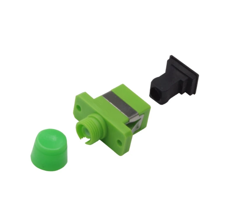 

QIALAN FC/APC to SC/APC Hybrid Simplex Singlemode Plastic Fiber Optic Adapter, Female to Female