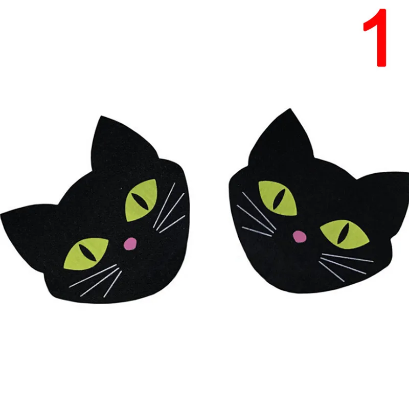 2 пары наклеек в виде черной кошки молочная паста сексуальная бюстгальтер для