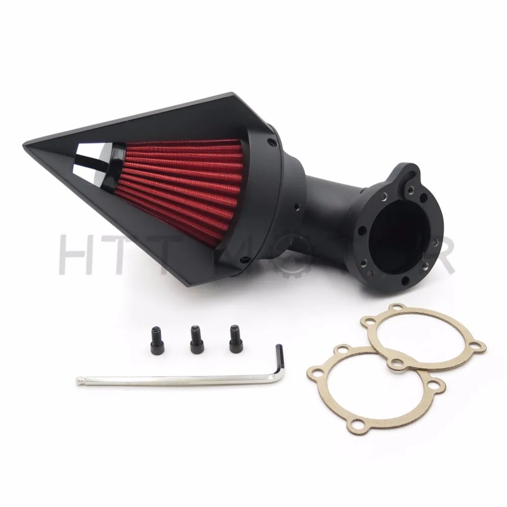 Aftermarket Бесплатная доставка Мотоцикл Запчасти Черный Спайк фильтр