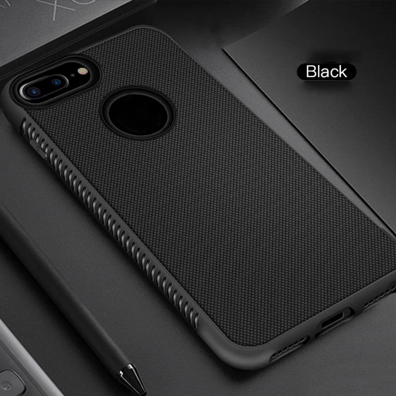 Роскошные Нескользящие Мягкие силиконовые ТПУ чехол для iPhone 6 6s 7 8 плюс