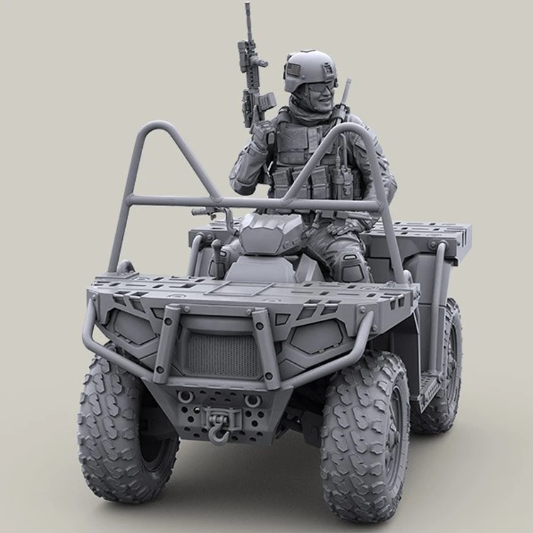 1/35 Спецназ США 2013 ATV rider размазывание не включает в себя автомобиль полимерную