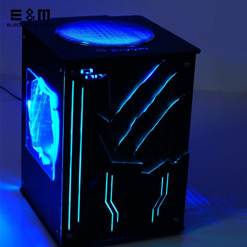 DIY акриловый креативный USB прозрачный вертикальный воздуховод полностью