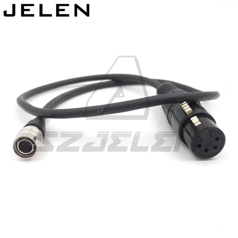 Sony camera Hirose 4 pin 12V Выходная мощность на XLR 4PIN гнездо для tvlogic LVM 170A/panasonic ak hvf100mc шнур