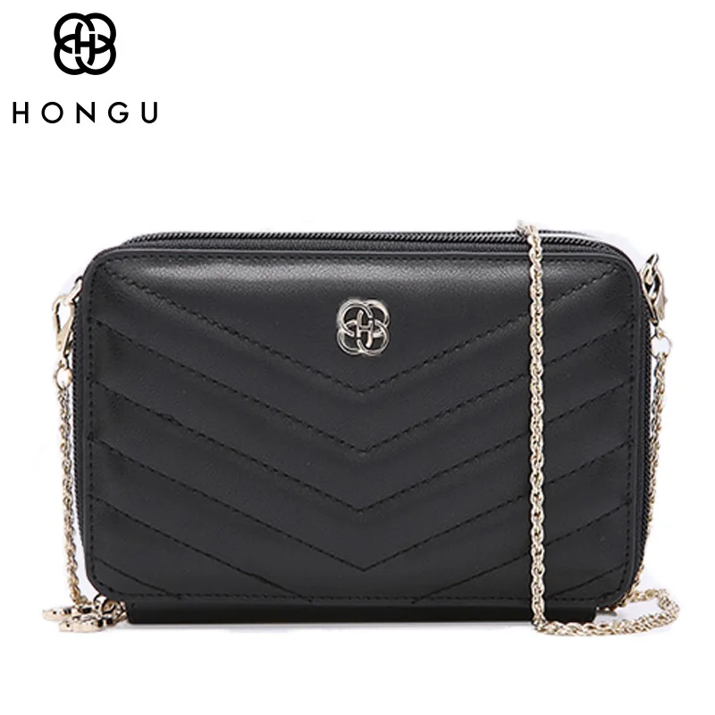 Роскошные клатчи сумки из коровьей кожи женская сумка-мессенджер с цепочкой