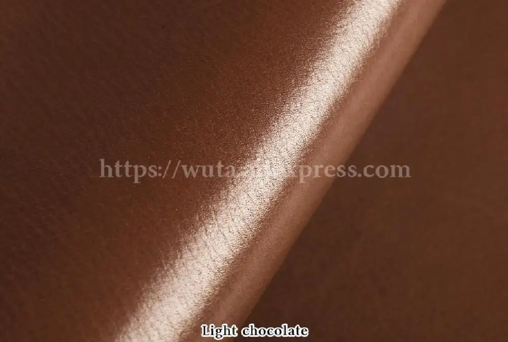 Light chocolate Коробка из телячьей кожи, первый слой из натуральной кожи, гладкое переплетение, ручная работа, сделай сам, материал, сделано в знаменитых французских кожевенных заводах, 12 цветов - Цвет: Light chocolate