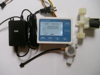 louchen zm g14 water flow control lcd displayflow sensor power adapter solenoid valve