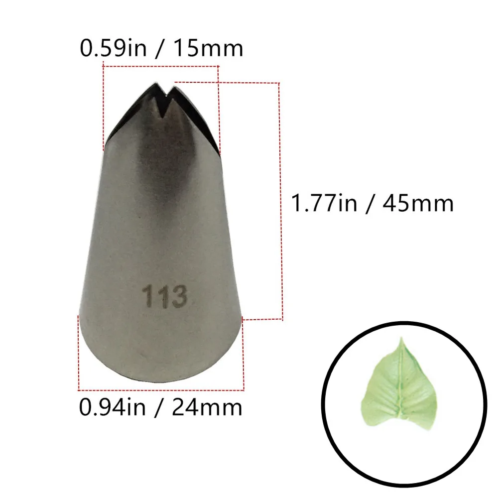3 шт./компл. насадки из нержавеющей стали для глазировки цветов Кондитерские