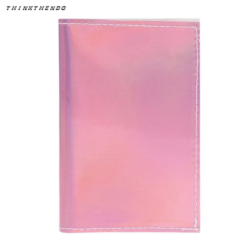 Hot Pink THINKTHENDO Модный женский лазерный чехол для ID карты, чехол для девочек, многофункциональный кредитный протектор, держатель для паспорта, высокое качество - Цвет: Hot Pink